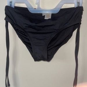 Black bathing suit bottoms, Size Small